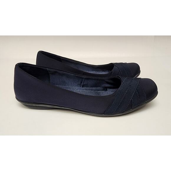 Mootsies Tootsies Modellie Casual Navy Blue Textile Upper Flat Shoes Size 8M - Picture 7 of 14